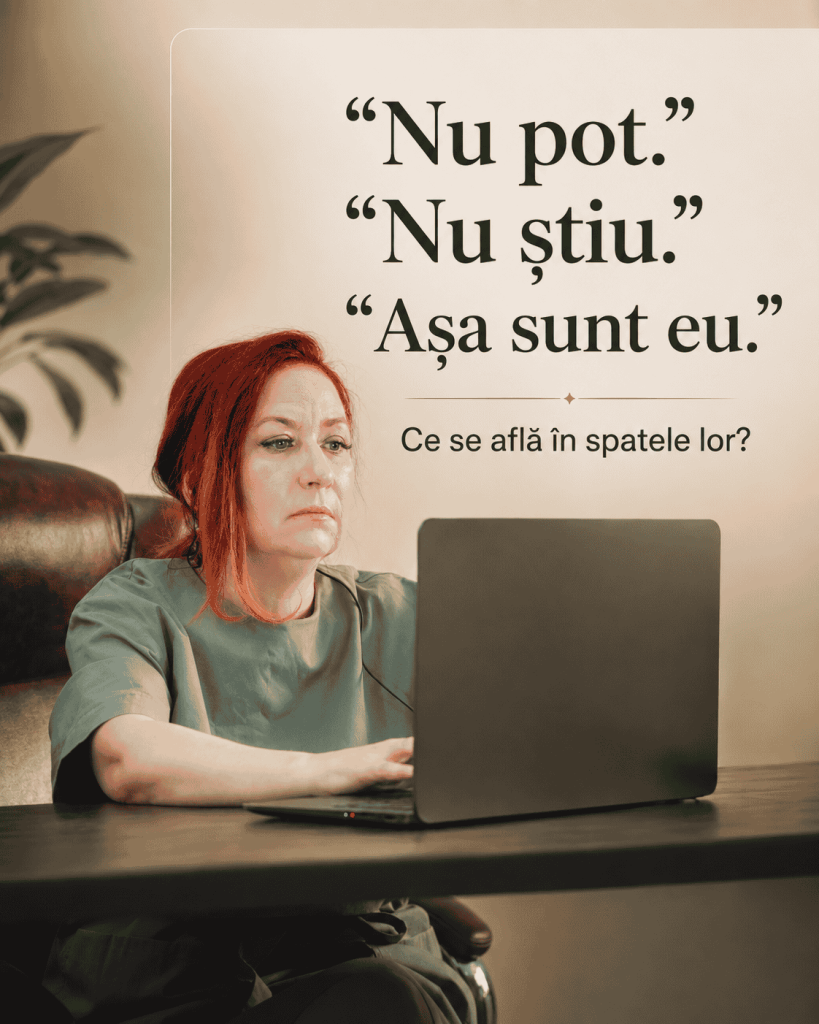 Nu pot. Nu știu. Așa sunt eu. Ce se află în spatele lor?